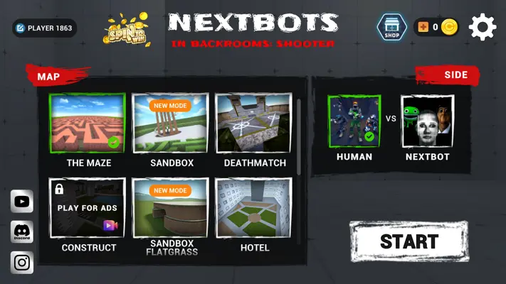 Nextbots In Backrooms Shooter android App screenshot 5